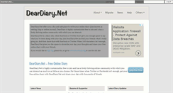 Desktop Screenshot of deardiary.net
