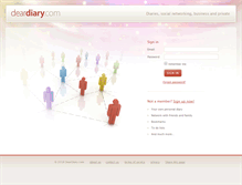 Tablet Screenshot of deardiary.com